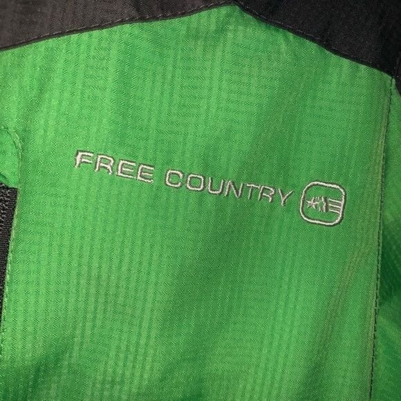 Free Country Kids XS Black & Green FCXtreme Extreme Performance Jacket - Picture 8 of 13